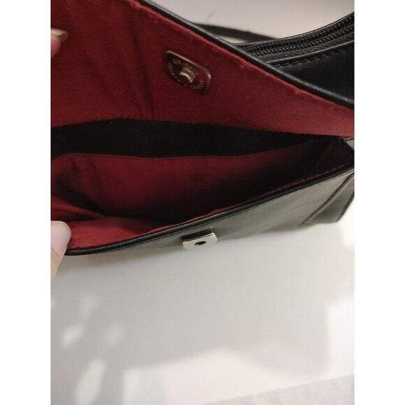 Liz Claiborne Black Shoulder Bag With Adjustable Strap p1 - Picture 4 of 16